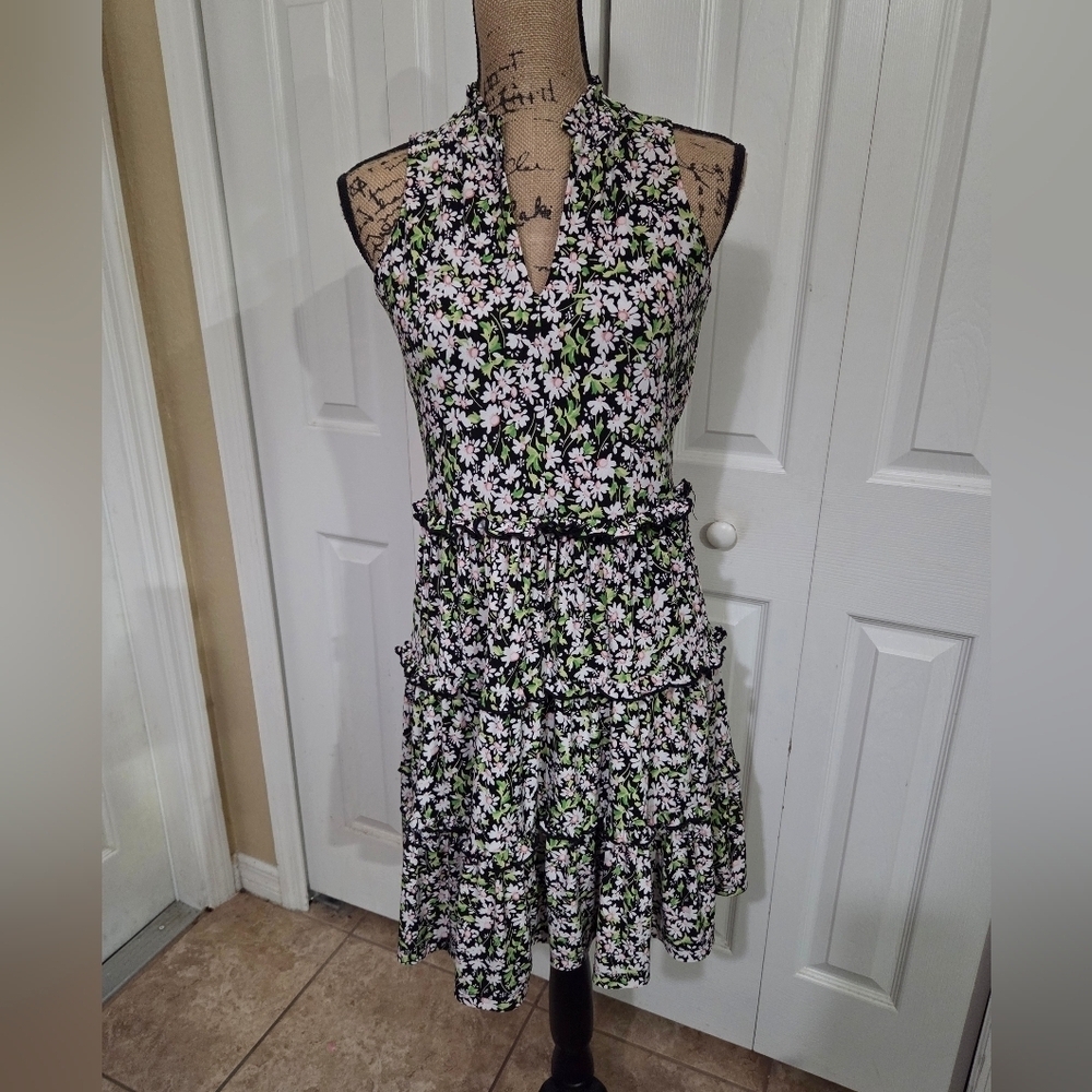 Tommy Hilfiger Floral Halter Neck Dress Size 2